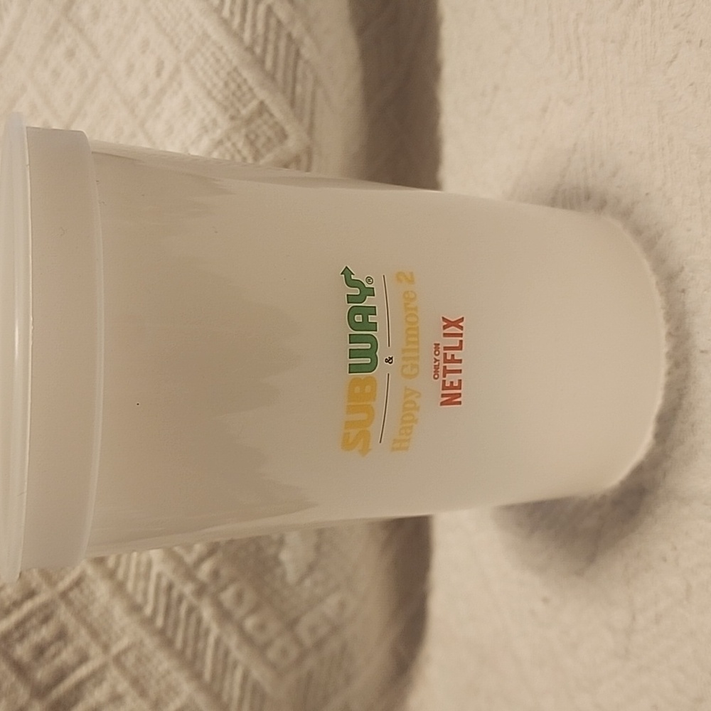 Happy Gilmore 2 Bad Bunny Oscar Subway Cup NEW - Picture 2 of 4